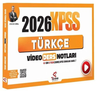2026 KPSS Türkçe Video Ders Notları Tekrar Akademi Fotokopinci -