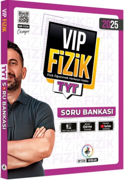 2025 TYT Fizik Soru Bankası Vip Fizik Yayınları Fotokopinci -