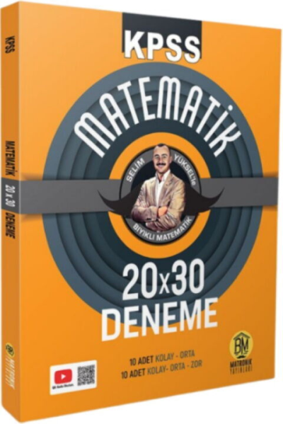 2026 KPSS Matematik 20 x 30 Deneme Bıyıklı Matematik Fotokopinci -