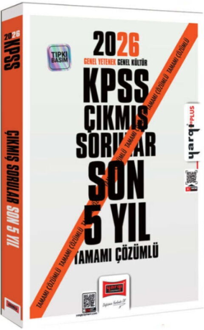 2026 KPSS Genel Kültür Genel Yetenek Tüm Dersler Tamamı Çözümlü Son 5 Yıl (2021-2025) Çıkmış Sorular Yargı Yayınları Fotokopinci -