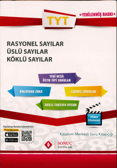 TYT RASYONEL - ÜSLÜ- KÖKLÜ SAYILAR SORU KİTAPÇIĞI Fotokopinci -
