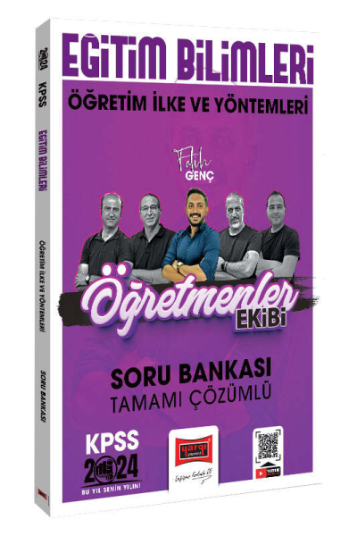 2024 KPSS Eğitim Bilimleri Öğretmenler Ekibi Öğretim İlke ve Yöntemleri Tamamı Çözümlü Soru Bankası Fotokopinci -