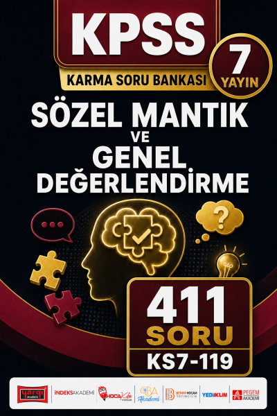 Sözel Mantık ve Genel Değerlendirme 7 Yayın 411 Soru Fotokopinci -