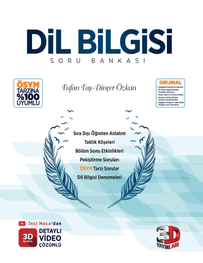 3D DİL BİLGİSİ SORU BANKASI Fotokopinci -