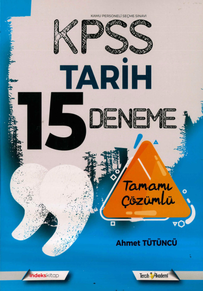 NET 15 TARİH TAMAMI ÇÖZÜMLÜ DENEME Fotokopinci -