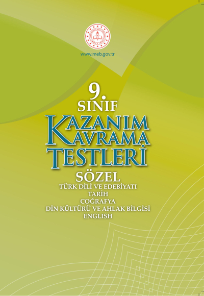9. Sınıf Kazanım Kavrama Testleri (Sözel) Fotokopinci -
