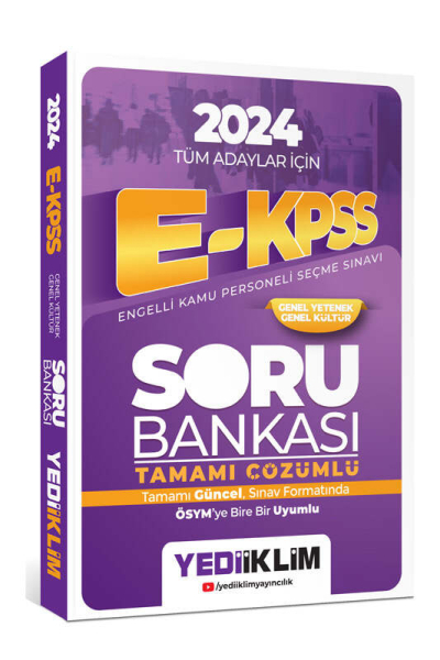 E-KPSS TÜM DERSLER SORU BANKASI TAMAMI ÇÖZÜMLÜ Fotokopinci -