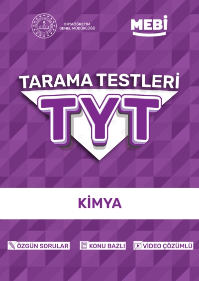 TYT Tarama Testleri Kimya MEBİ OGM Fotokopinci -