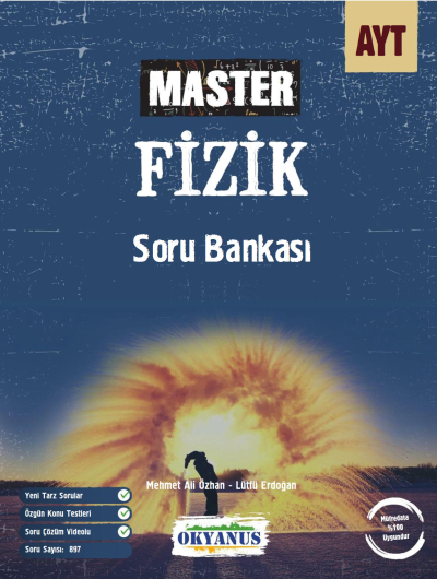 AYT Master Fizik Soru Bankası Okyanus Yayınları Fotokopinci -