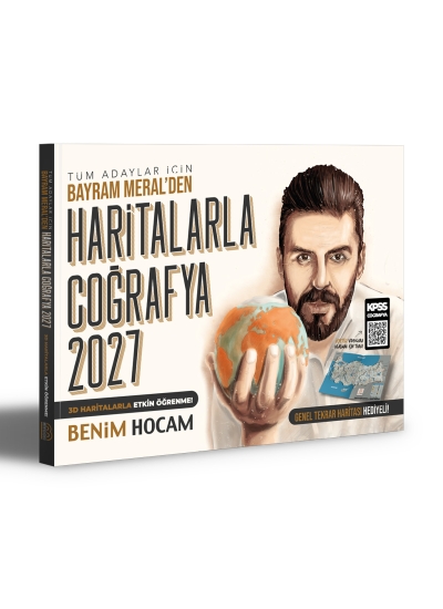 2027 Tüm Adaylar İçin Haritalarla Coğrafya Konu Anlatımı Benim Hocam Yayınları Fotokopinci -