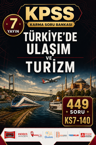 Türkiye’de Ulaşım ve Turizm 7 Yayın 449 Soru Fotokopinci -