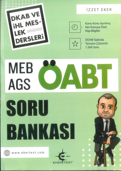2025 ÖABT MEB-AGS Din Kültürü ve Ahlak Bilgisi Öğretmenliği Soru Bankası Çözümlü Eker Test Yayınları Fotokopinci -