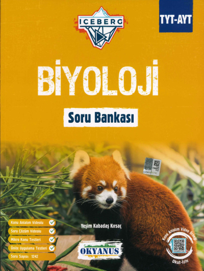 TYT-AYT ICEBERG BİYOLOJİ SORU BANKASI Fotokopinci -