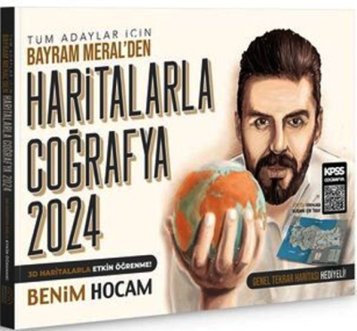 2024 KPSS ve Tüm Adaylar Haritalarla Coğrafya BAYRAM MERAL Fotokopinci -