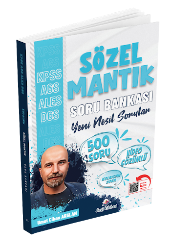 KPSS MEB-AGS ALES DGS Sözel Mantık Soru Bankası Çözümlü Dizgi Kitap Fotokopinci -