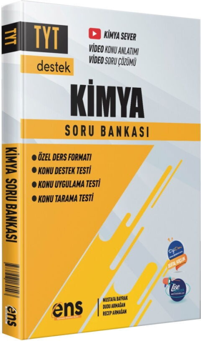 TYT Kimya Destek Soru Bankası ENS Yayıncılık Fotokopinci -