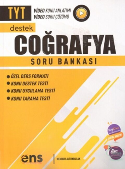 TYT Coğrafya Destek Soru Bankası ENS Yayıncılık Fotokopinci -