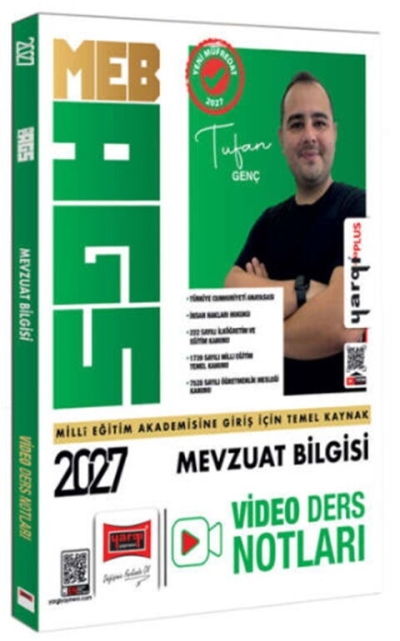 MEB-AGS Mevzuat Bilgisi Video Ders Notları - Tufan Genç Yargı Yayınları Fotokopinci -