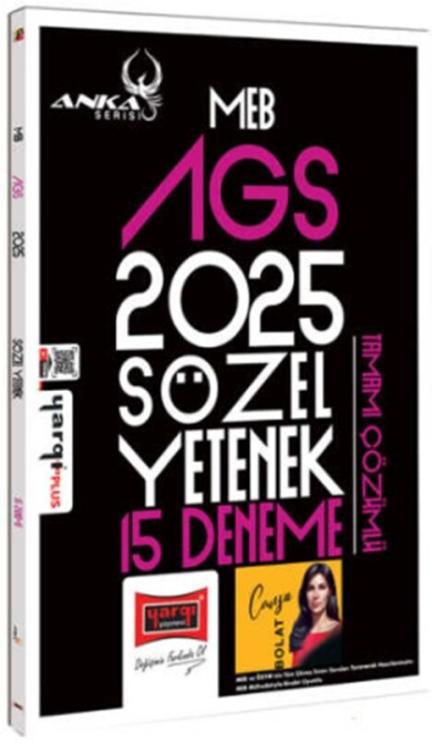 2025 MEB AGS Anka Serisi Sözel Yetenek Tamamı Çözümlü 15 Deneme Yargı Yayınları Fotokopinci -
