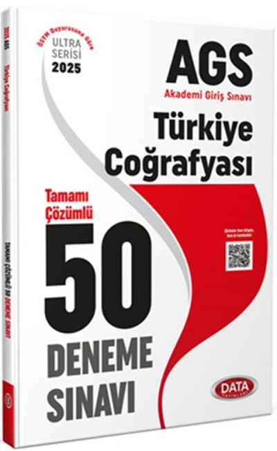 2025 AGS Türkiye Coğrafyası Tamamı Çözümlü 50 Deneme Sınavı Data Yayınları Fotokopinci -