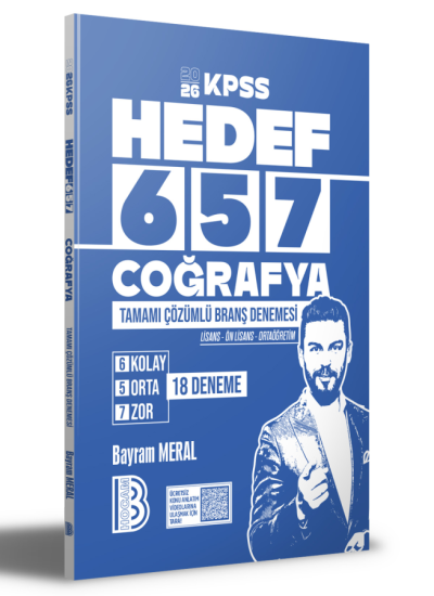 2026 KPSS Coğrafya Tamamı Çözümlü 18 Deneme Benim Hocam Yayınları Fotokopinci -