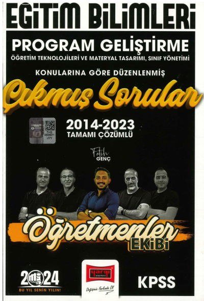 PROGRAM GELİŞTİRME 2014-2023 TAMAMI ÇÖZÜMLÜ ÇIKMIŞ SORULAR (ÖĞRETMENLER EKİBİ) Fotokopinci -