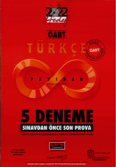 PAYİDAR 5 DENEME SINAVDAN ÖNCE SON PROVA Fotokopinci -