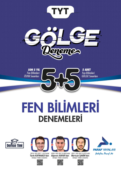 TYT Fen Bilimleri Gölge Deneme Paraf Yayınları