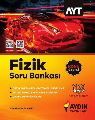 AYT Fizik Konu Özetli Soru Bankası Aydın Yayınları Fotokopinci -