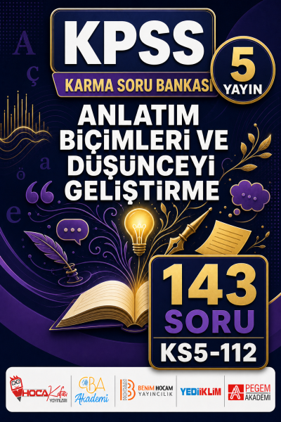 Anlatım Biçimleri ve Düşünceyi Geliştirme 5 Yayın 143 Soru Fotokopinci -