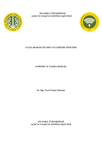 Uluslararası Ticaret ve Lojistik Yönetimi Fotokopinci -