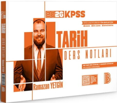 2026 KPSS Tarih Ders Notları Benim Hocam Yayınları Fotokopinci -