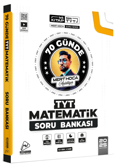 2025 TYT 70 Günde Matematik Soru Bankası Mert Hoca Fotokopinci -