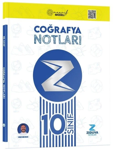 Coğrafyanın Kodları Maarif Modeli 10. Sınıf Coğrafya Notları Zeduva Yayınları Fotokopinci -