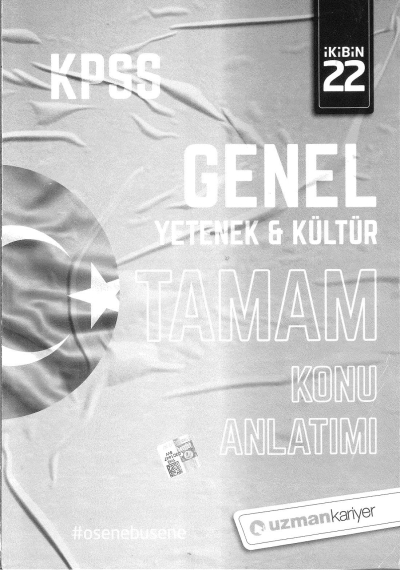 GY GK TAMAM KONU ANLATIMI TEK KİTAP Fotokopinci -