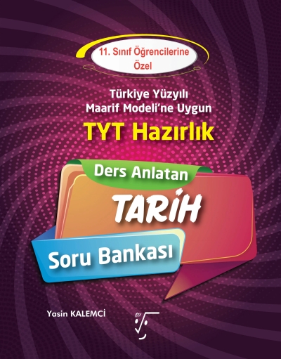 11.Sınıf TYT Hazırlık Ders Anlatan Tarih Soru Bankası Karekök Yayınları Fotokopinci -