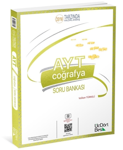 2027 AYT Coğrafya Soru Bankası Üç Dört Beş Yayınları Fotokopinci -