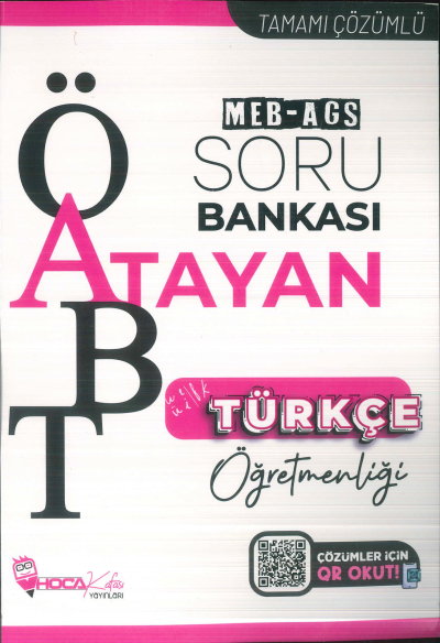 2025 ÖABT MEB-AGS Türkçe Öğretmenliği Atayan Soru Bankası Çözümlü Hoca Kafası Yayınları