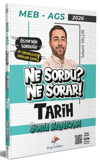 2026 MEB-AGS Tarih Soru Bankası Çözümlü Selami Yalçın Dizgi Kitap Fotokopinci -