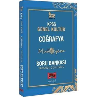 2022 KPSS Genel Yetenek Genel Kültür MUHTEŞEM COĞRAFYA Soru Bankası 