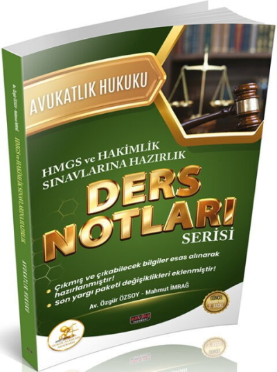 HUKAL HMGS HAKİMLİK Avukatlık Hukuku Ders Notları Savaş Yayınları Fotokopinci -