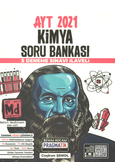 AYT Kimya Soru Bankası 5 Deneme Sınavı İlaveli Pragmatik Serisi (Pragmatik Fotokopinci -