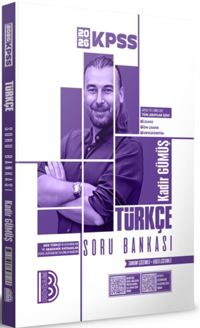 2026 KPSS Türkçe Tamamı Video Çözümlü Soru Bankası Benim Hocam Yayınları Fotokopinci -