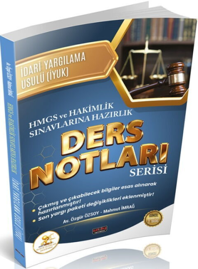 HUKAL HMGS HAKİMLİK İdari Yargılama Hukuku Ders Notları Savaş Yayınları Fotokopinci -