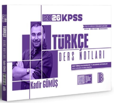 2026 KPSS Türkçe Ders Notları Benim Hocam Yayınları Fotokopinci -