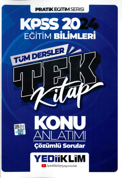 EĞİTİM BİLİMLERİ TÜM DERSLER TEK KİTAP KONU ANLATIMI ÇÖZÜMLÜ SORULAR Fotokopinci -