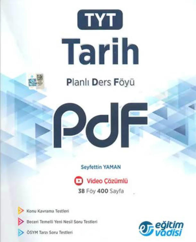 TYT Tarih Planlı Ders Föyü PDF Eğitim Vadisi Yayınları Fotokopinci -