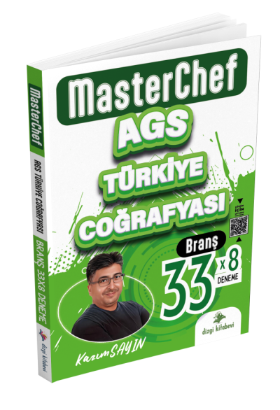 2025 MEB AGS Türkiye Coğrafyası Masterchef 33x8 Deneme Çözümlü Dizgi Kitap Fotokopinci -