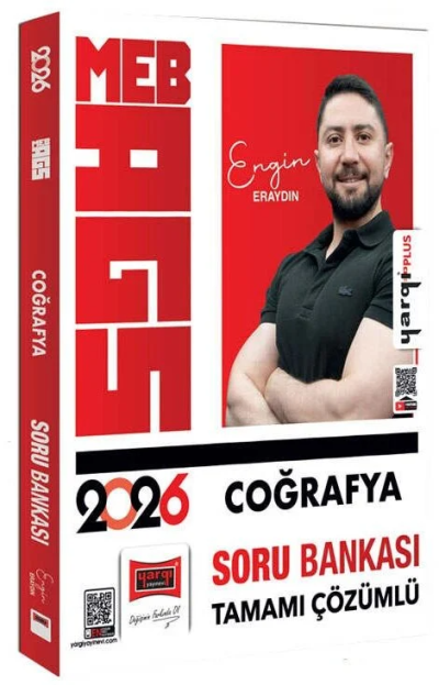 2026 MEB-AGS Tamamı Çözümlü Coğrafya Soru Bankası (Engin Eraydın) Yargı Yayınları Fotokopinci -