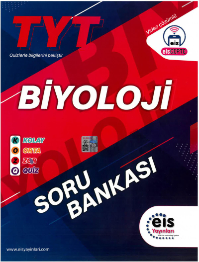 Koz Serisi TYT Biyoloji Soru Bankası Eis Yayınları Fotokopinci -